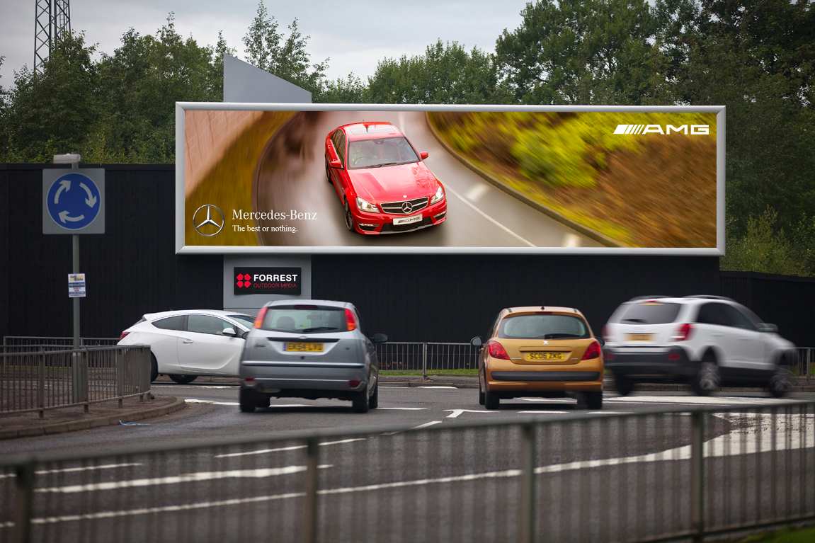Mercedes C36 AMG Billboard Practice