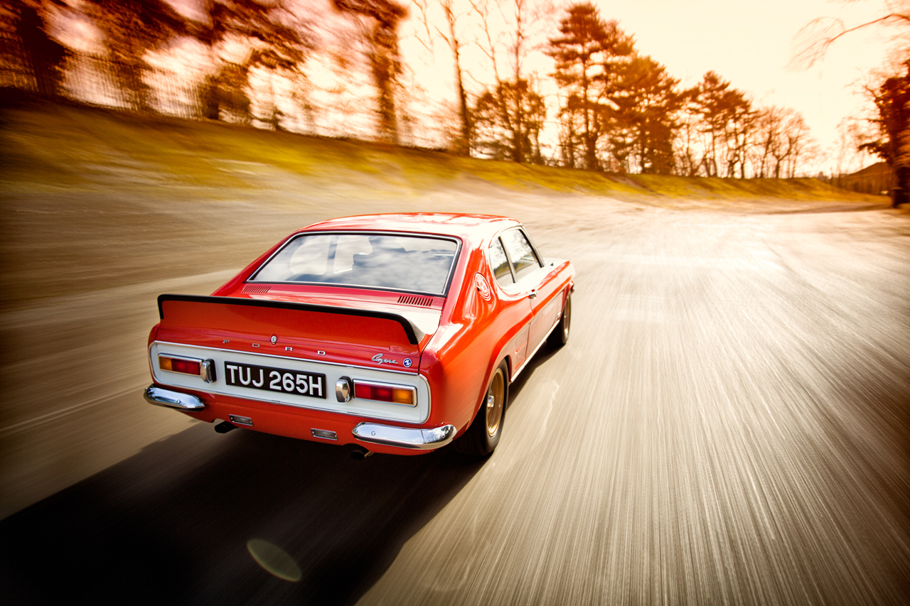 MKI Ford Capri RS2600 Prototype at Brooklands Race Course.