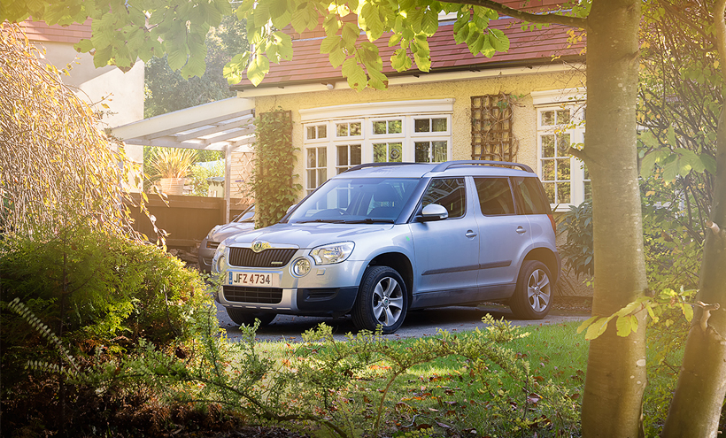 Skoda Yeti photographed by Automotive Photographer London Darren Woolway